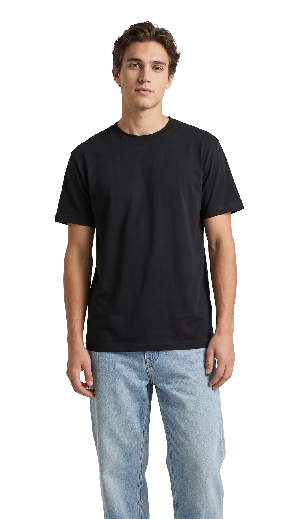 Premium Short Sleeve Crew Neck Tee