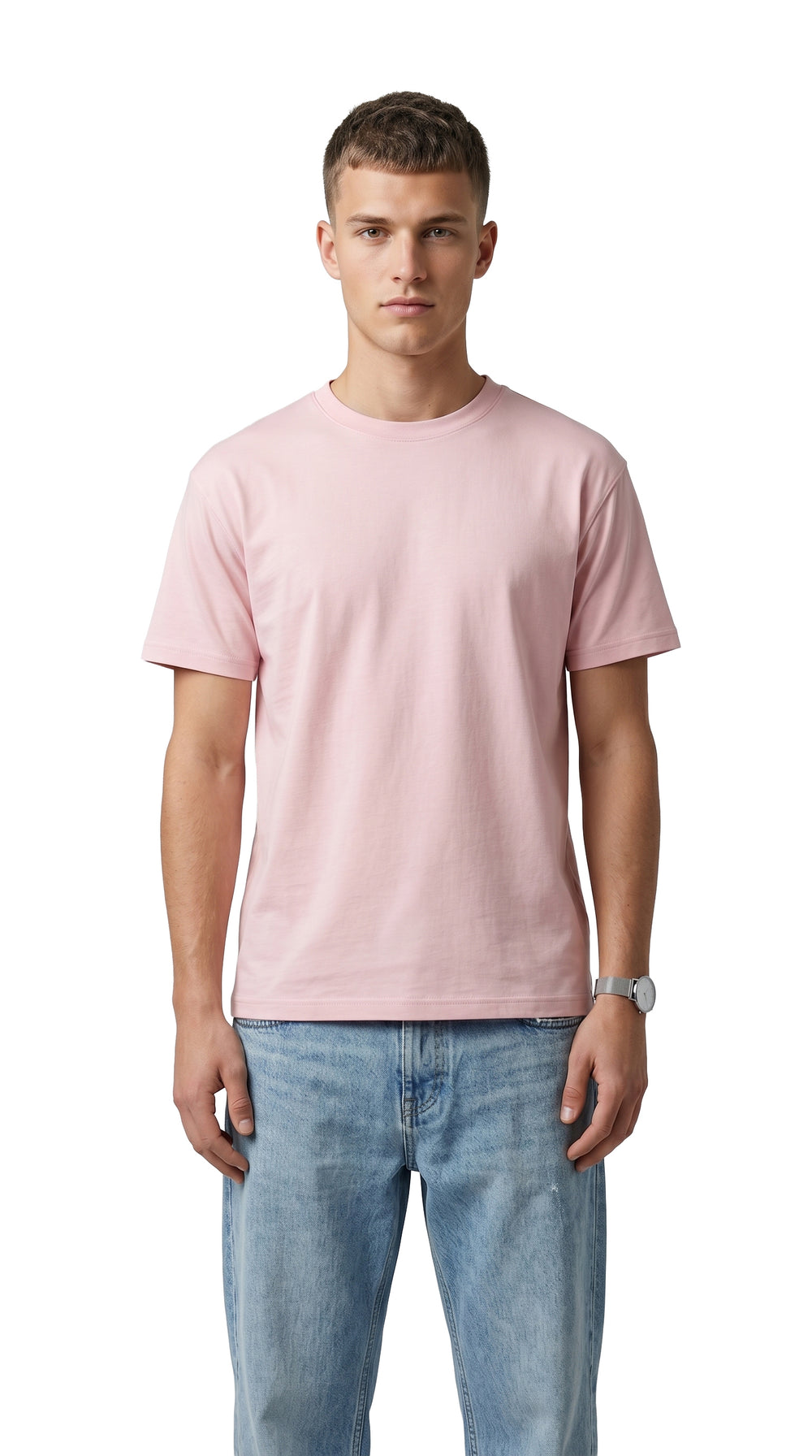 Premium Short Sleeve Crew Neck Tee