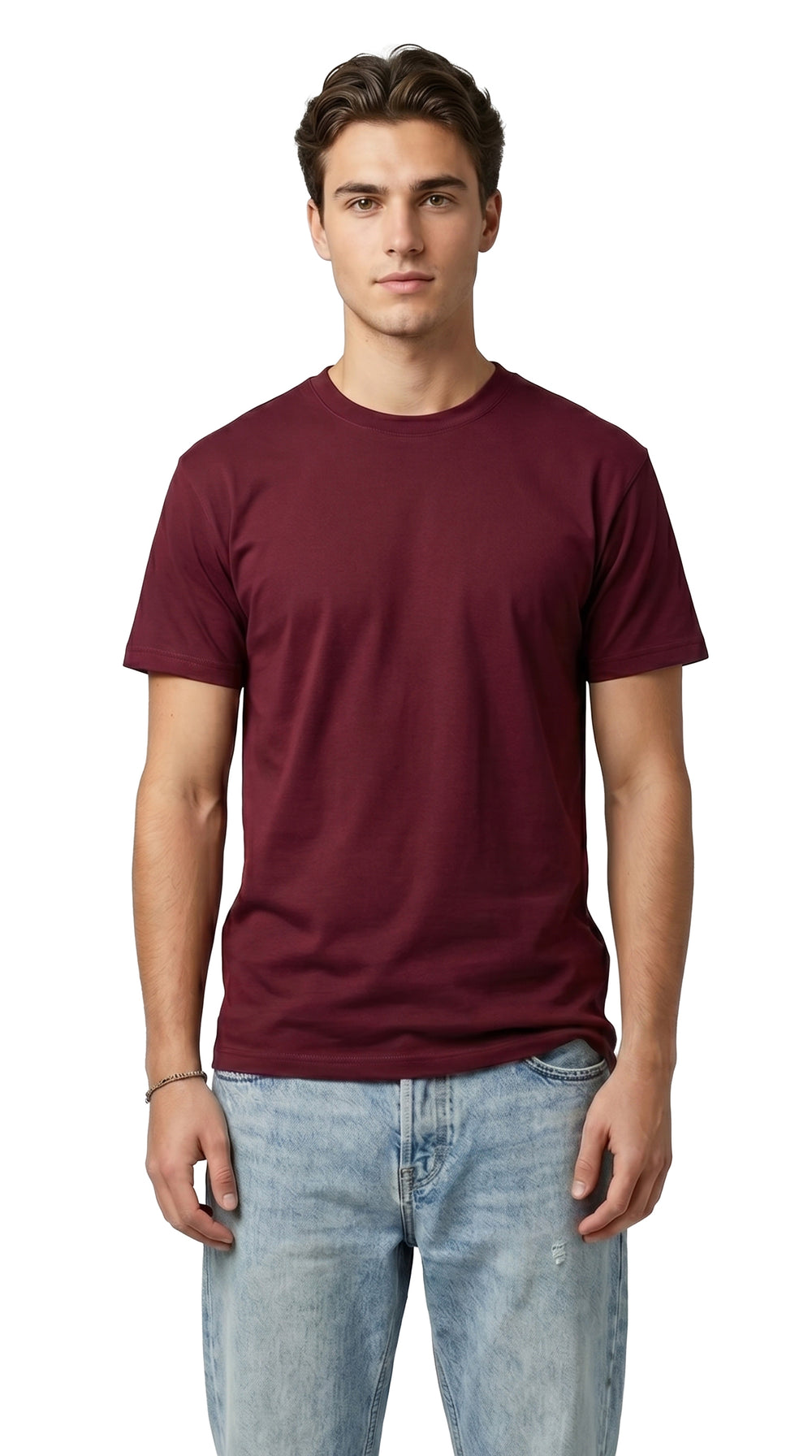 Premium Short Sleeve Crew Neck Tee