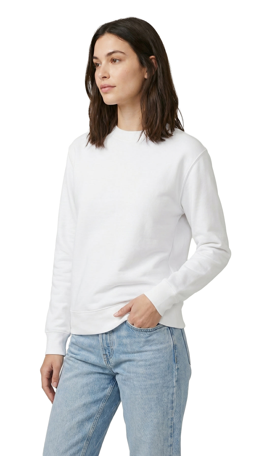 Premium Long Sleeve Crew Neck Tee