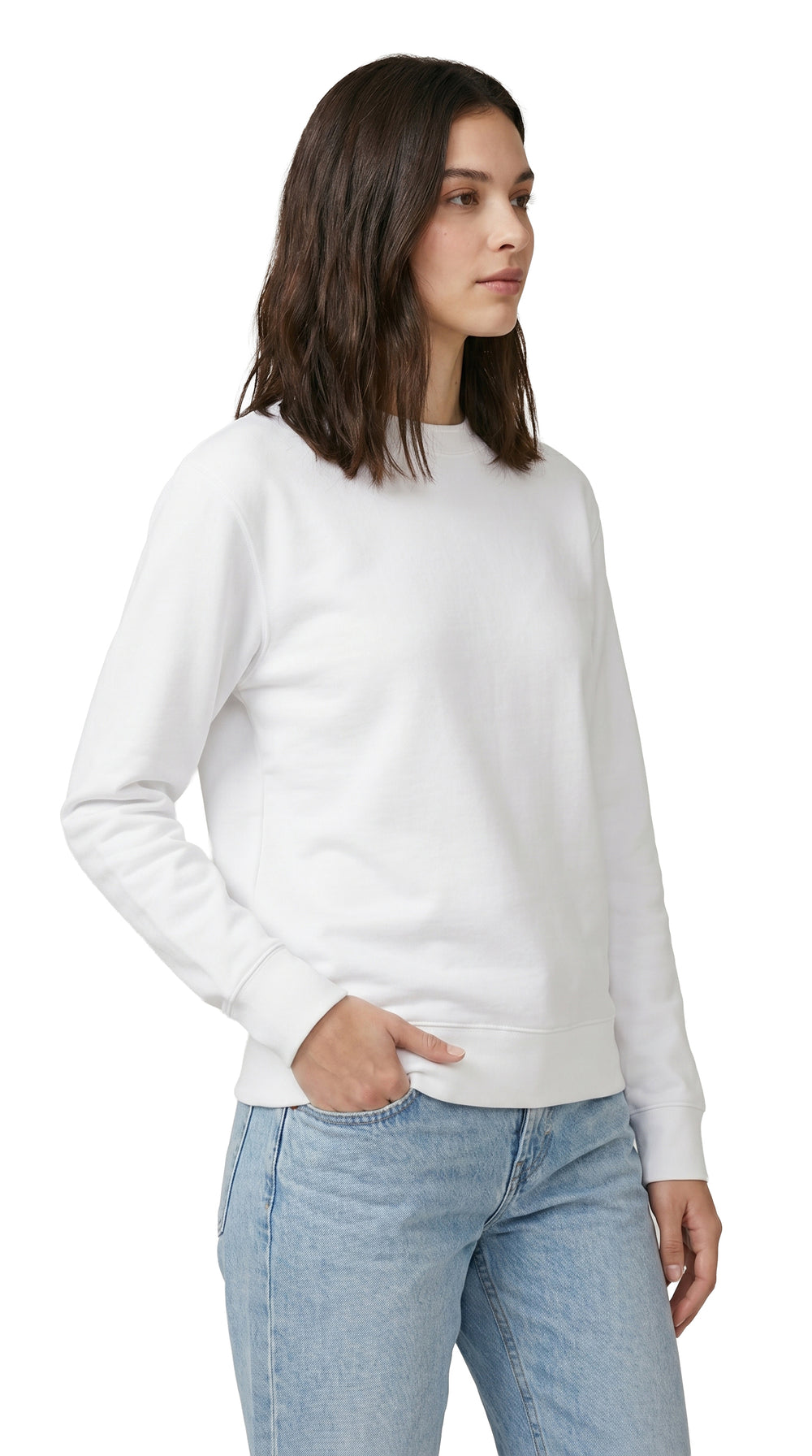Premium Long Sleeve Crew Neck Tee