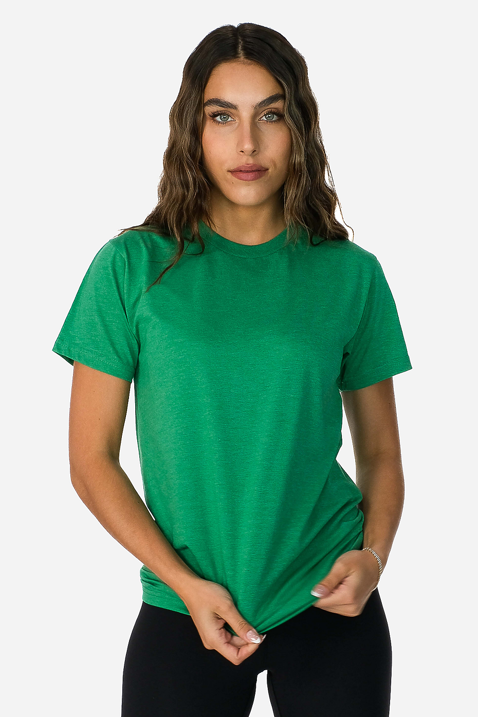Premium Heather Short Sleeve Crew Neck Tee