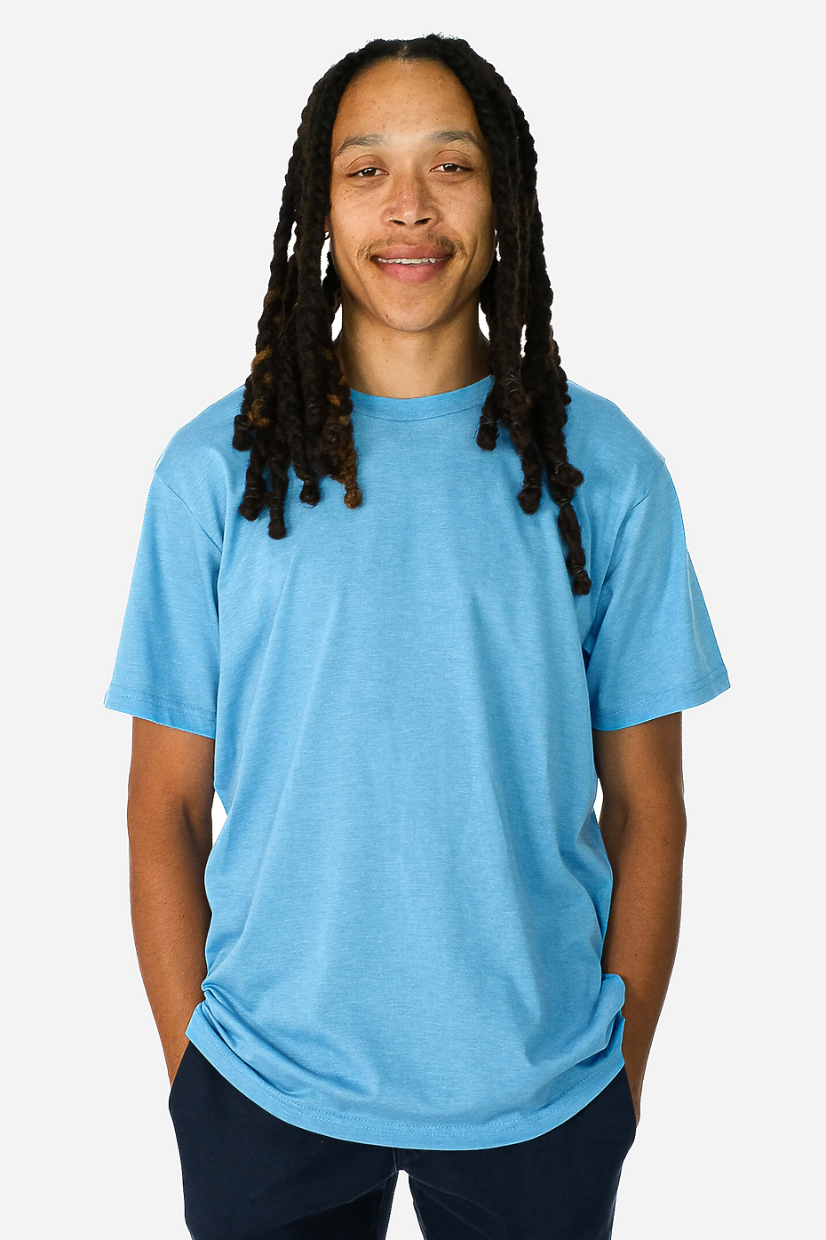 Premium Heather Short Sleeve Crew Neck Tee