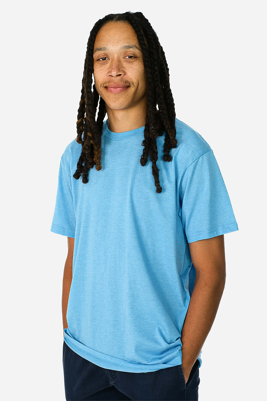 Premium Heather Short Sleeve Crew Neck Tee
