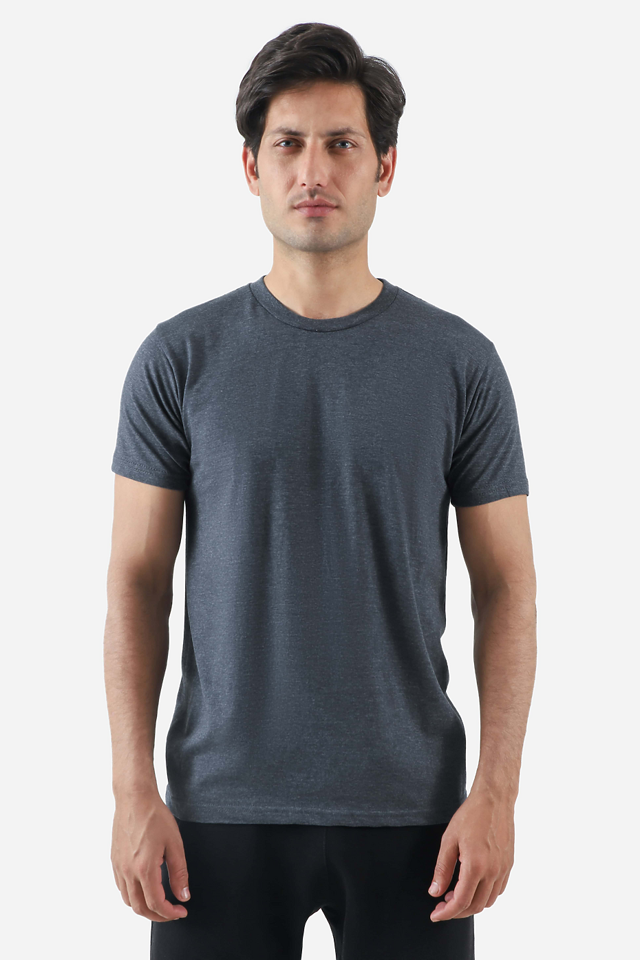 Premium Heather Short Sleeve Crew Neck Tee