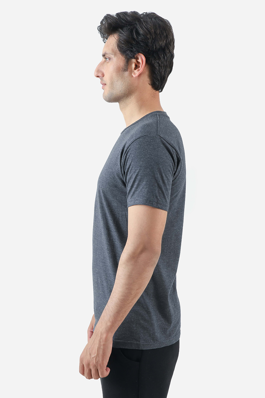 Premium Heather Short Sleeve Crew Neck Tee