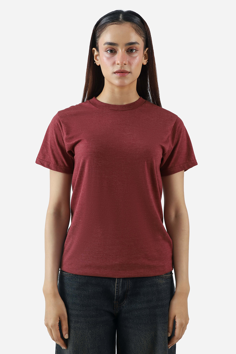 burgundy heather