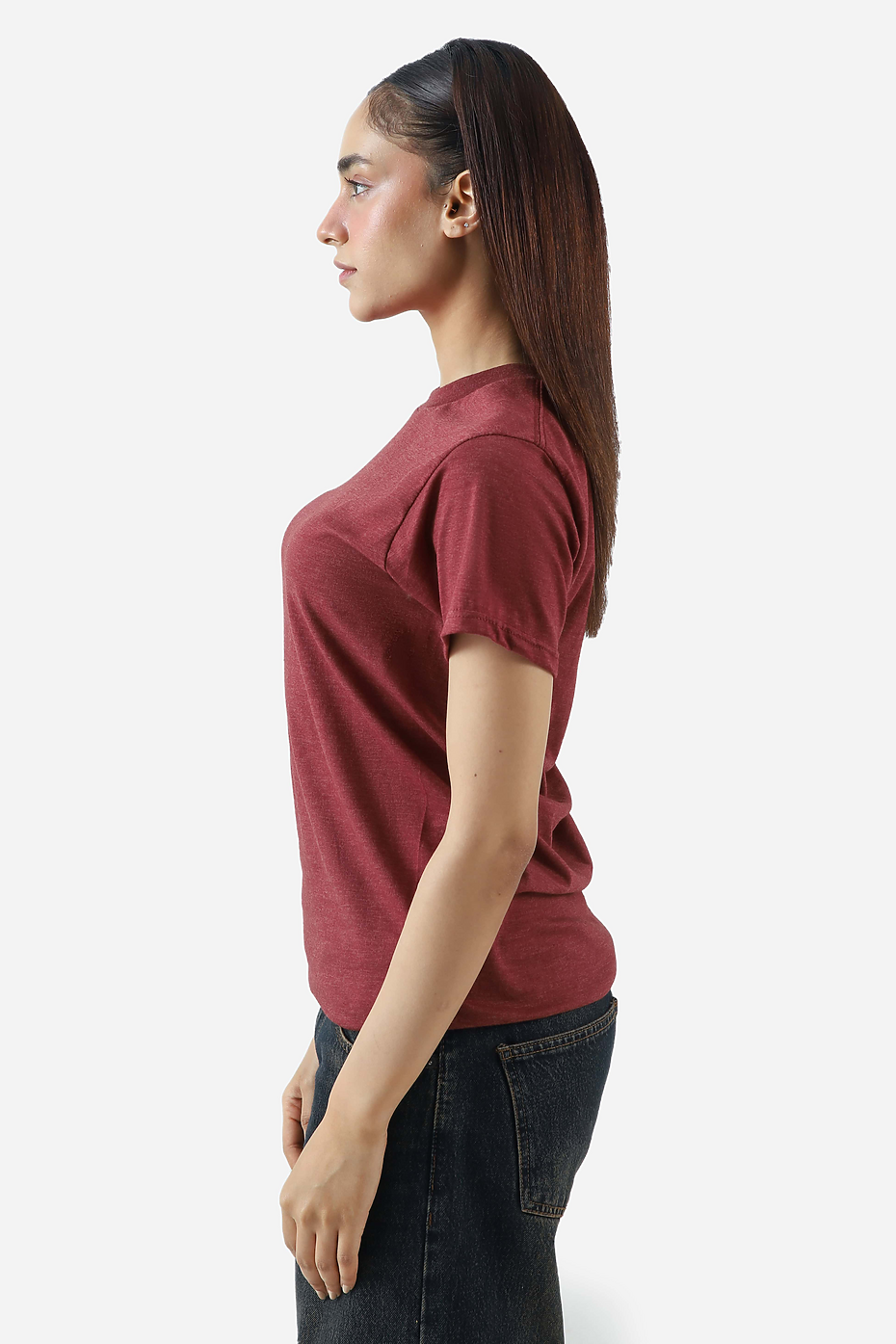 Premium Heather Short Sleeve Crew Neck Tee