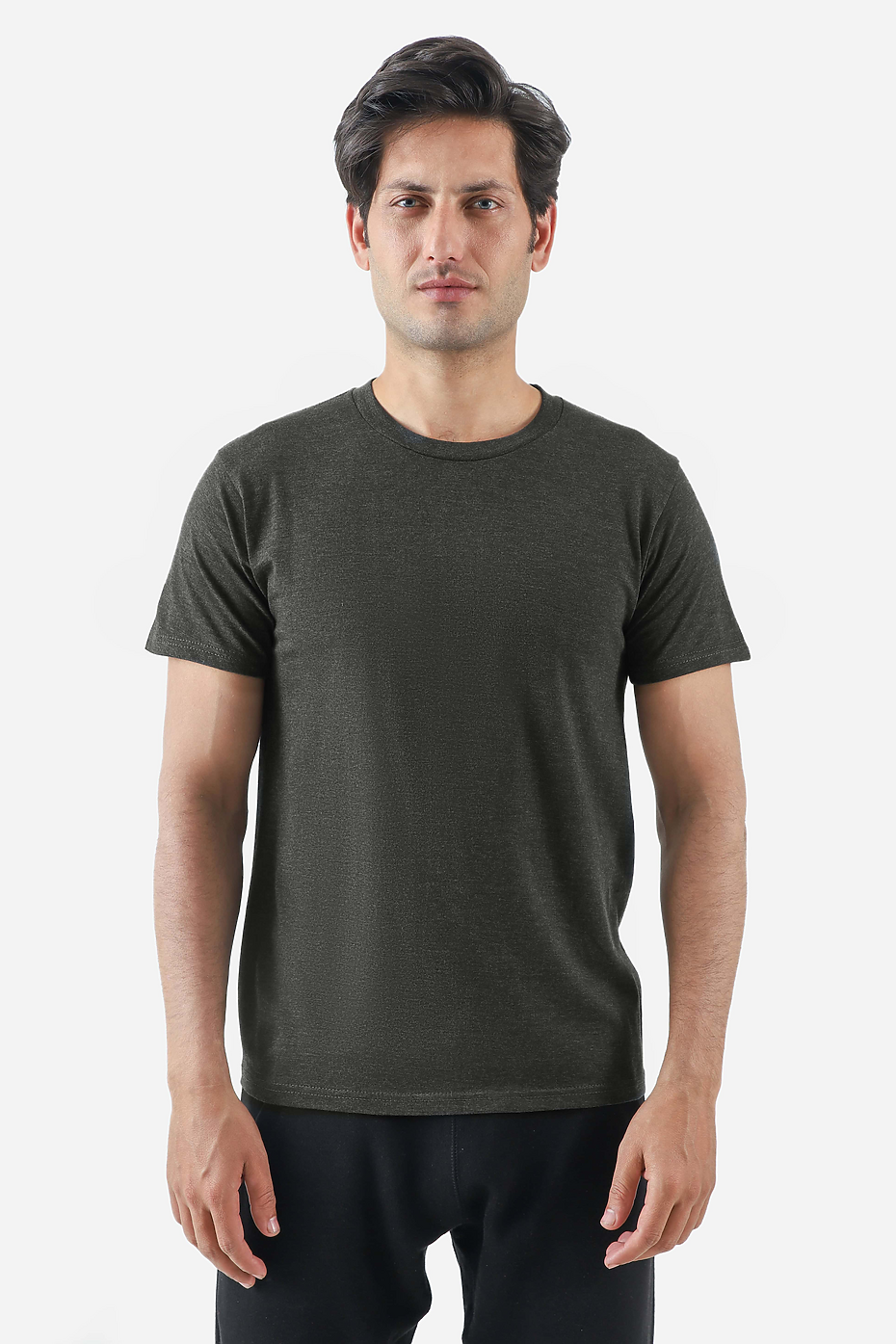 Premium Heather Short Sleeve Crew Neck Tee