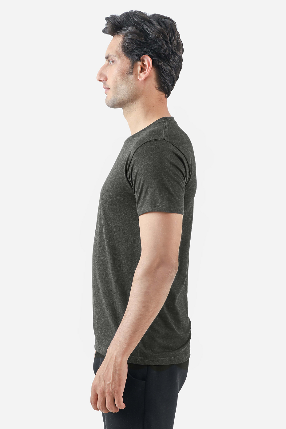 Premium Heather Short Sleeve Crew Neck Tee