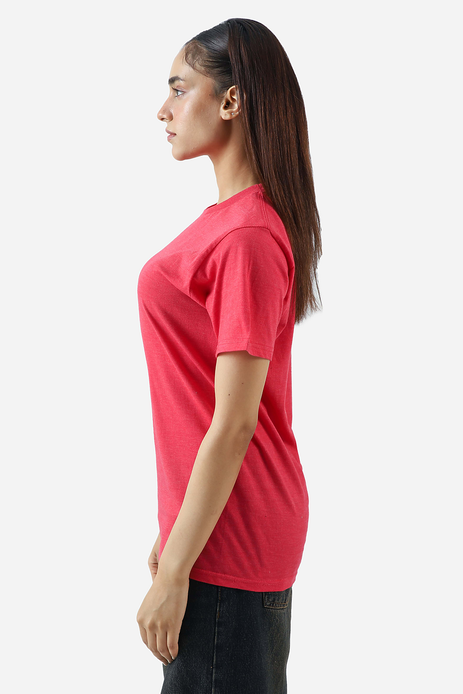 Premium Heather Short Sleeve Crew Neck Tee