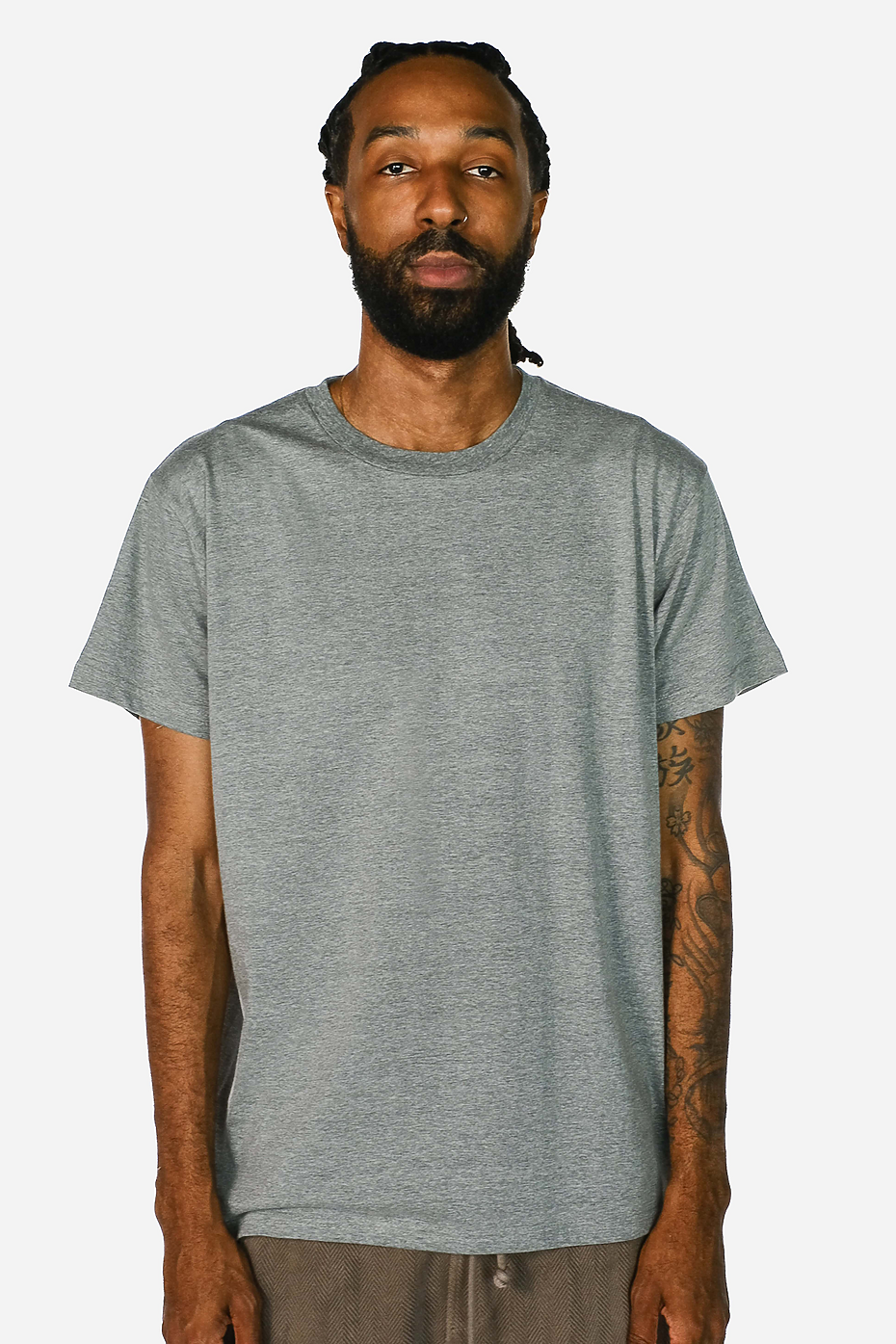 Premium Heather Short Sleeve Crew Neck Tee