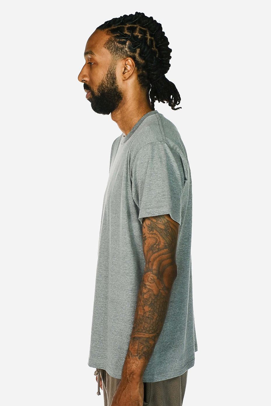 Premium Heather Short Sleeve Crew Neck Tee