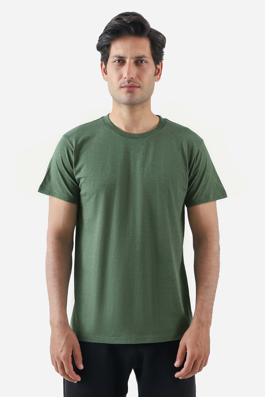 Premium Heather Short Sleeve Crew Neck Tee