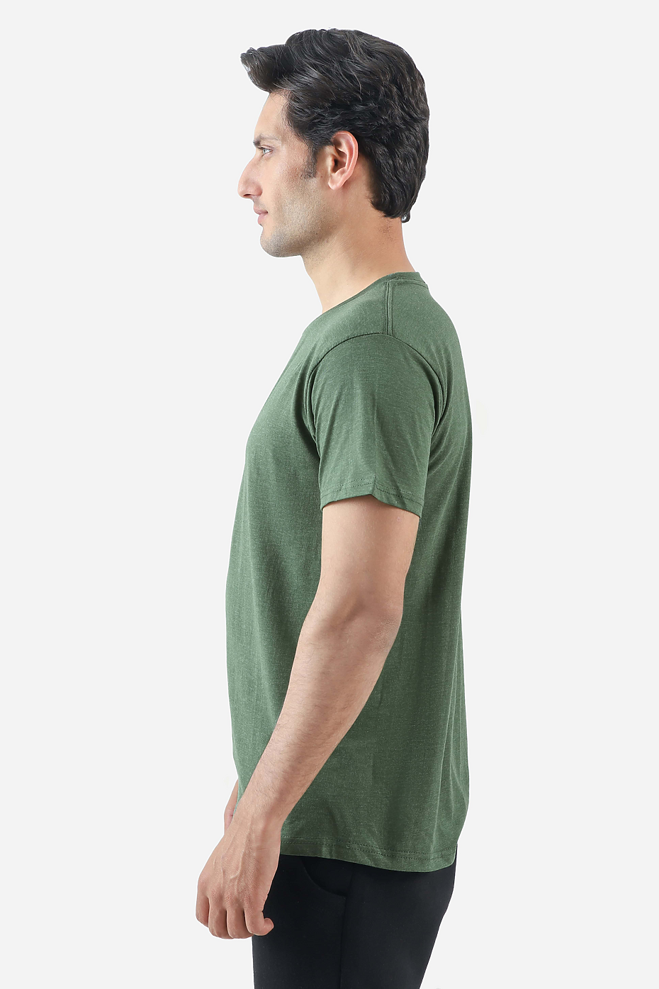 Premium Heather Short Sleeve Crew Neck Tee