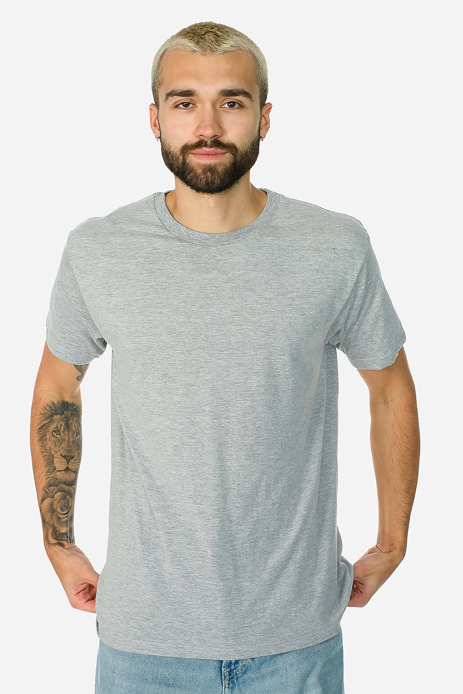 Premium Heather Short Sleeve Crew Neck Tee