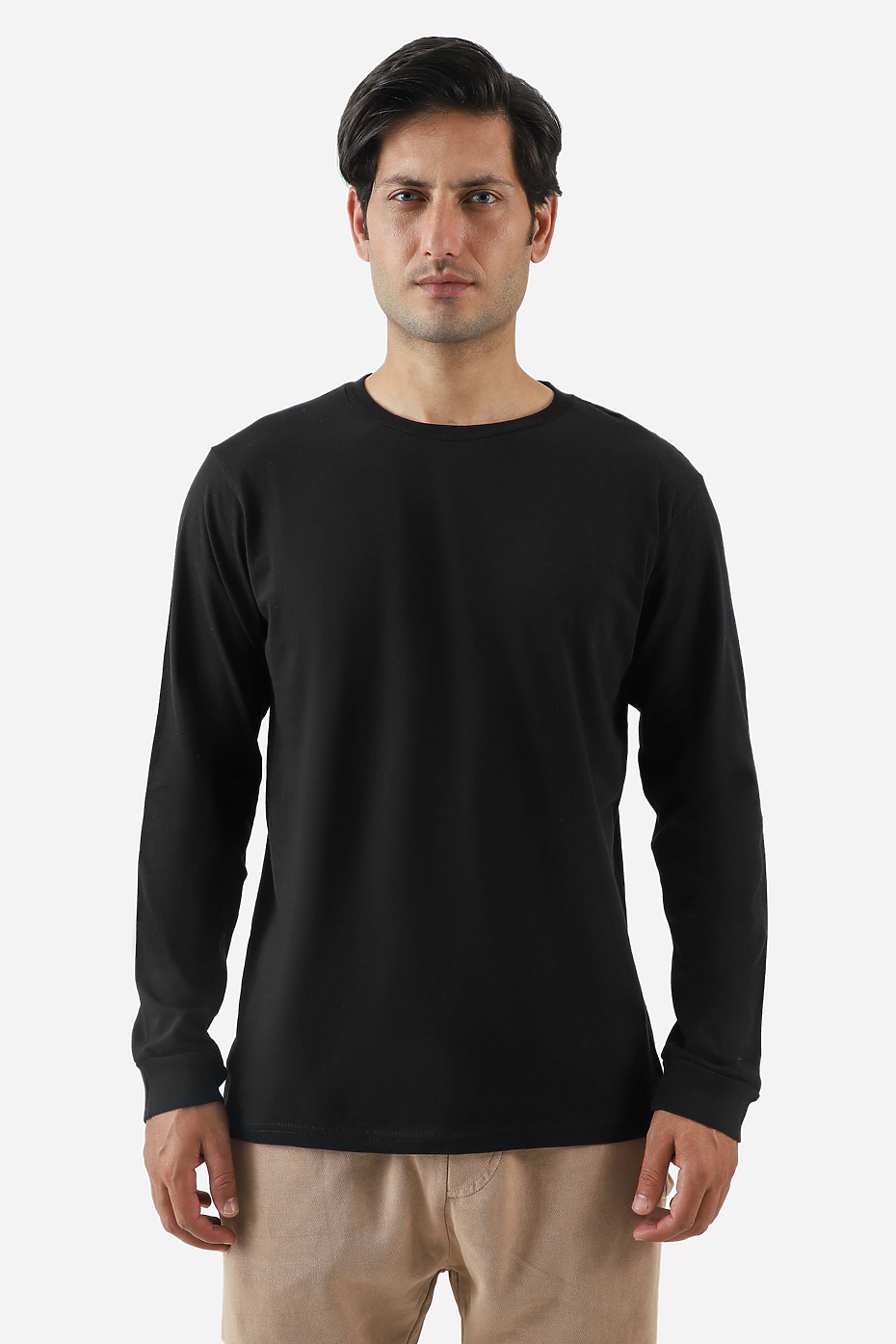Premium Long Sleeve Crew Neck Tee