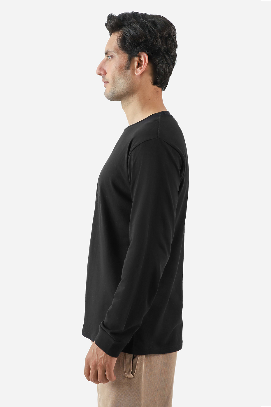 Premium Long Sleeve Crew Neck Tee