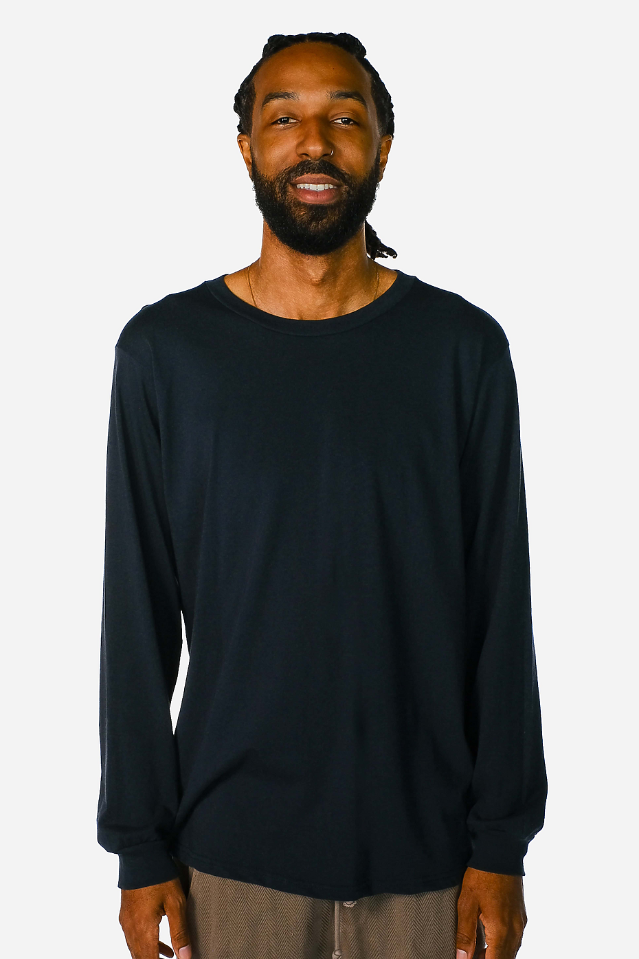Premium Long Sleeve Crew Neck Tee