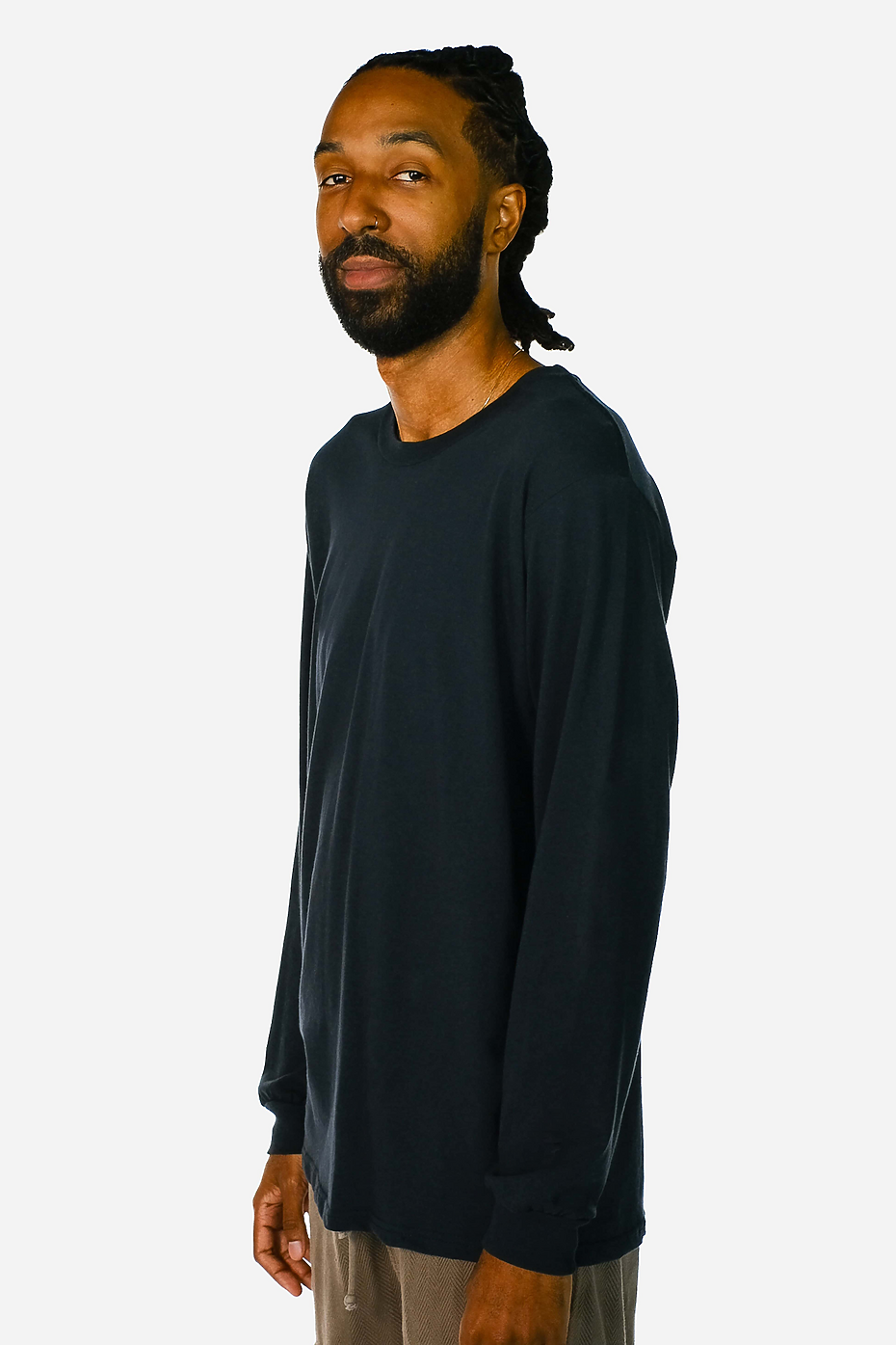 Premium Long Sleeve Crew Neck Tee