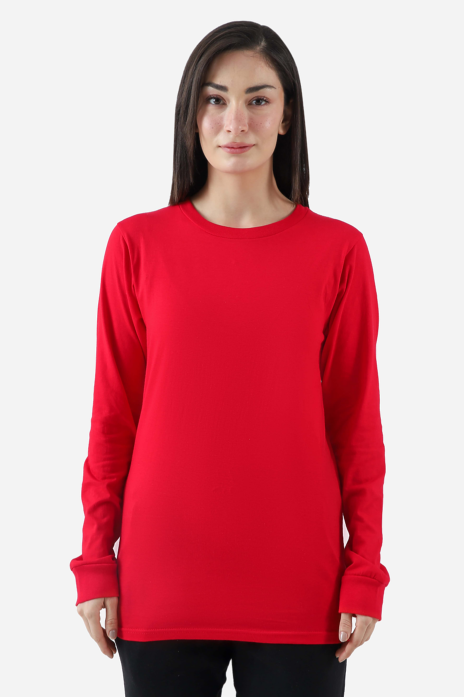 Premium Long Sleeve Crew Neck Tee