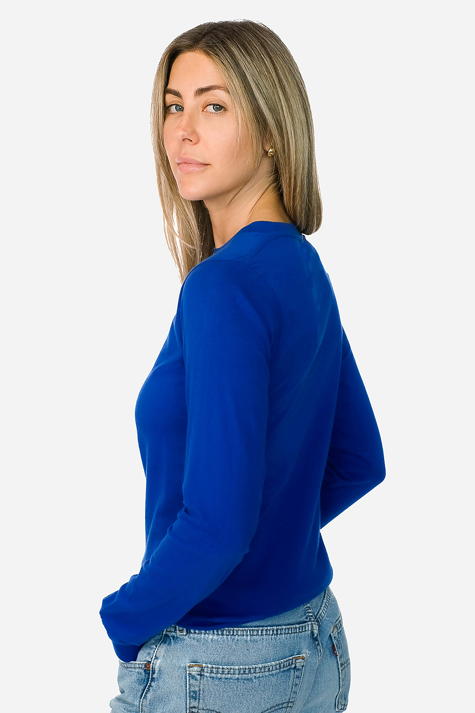 Premium Long Sleeve Crew Neck Tee