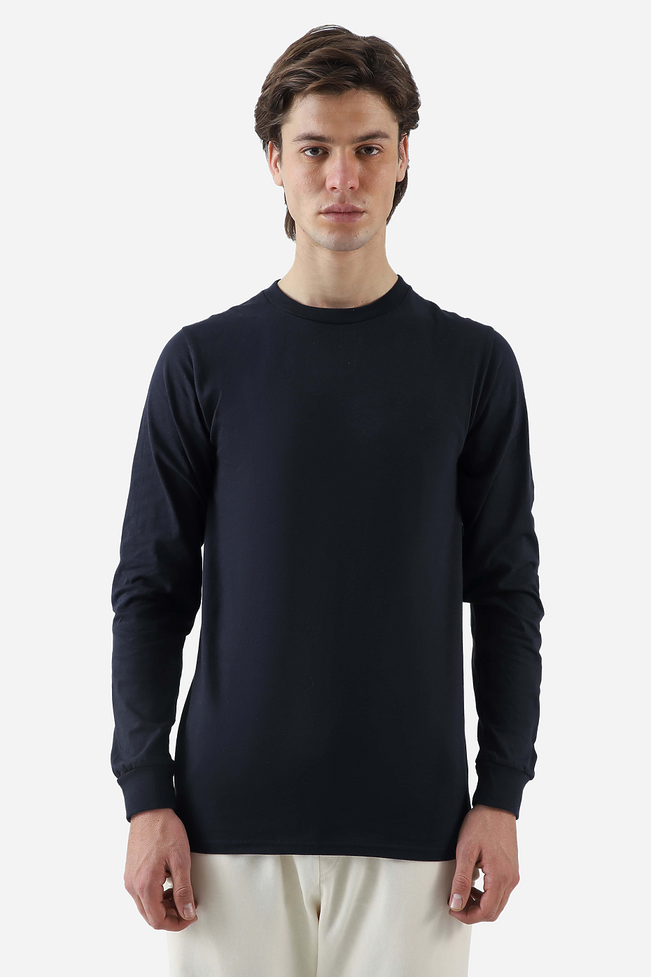 Premium Long Sleeve Crew Neck Tee