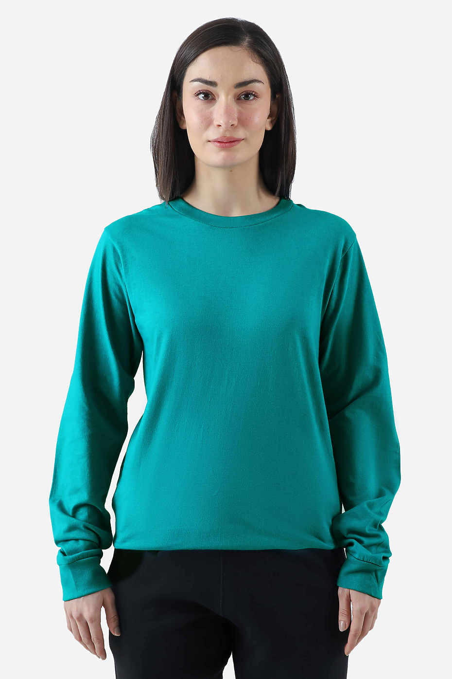 Premium Long Sleeve Crew Neck Tee