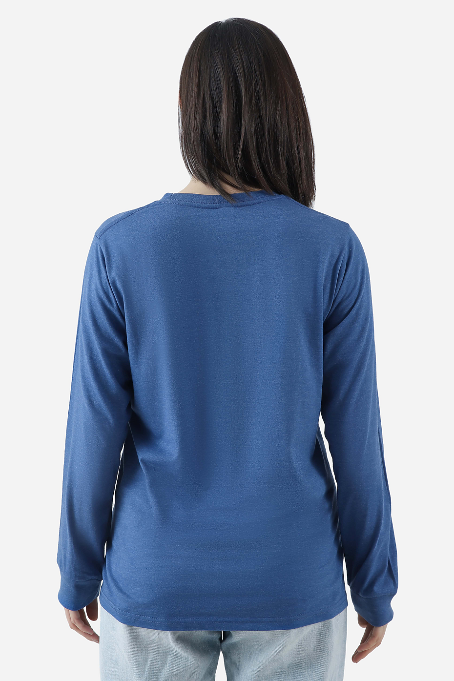 Premium Heather Long Sleeve Crew Neck Tee