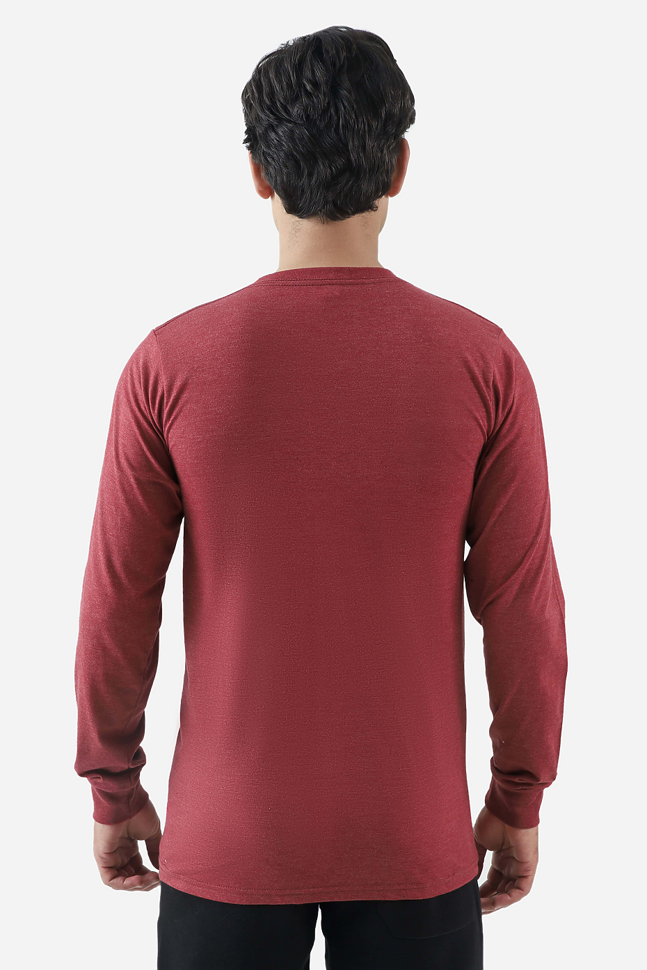 Premium Heather Long Sleeve Crew Neck Tee