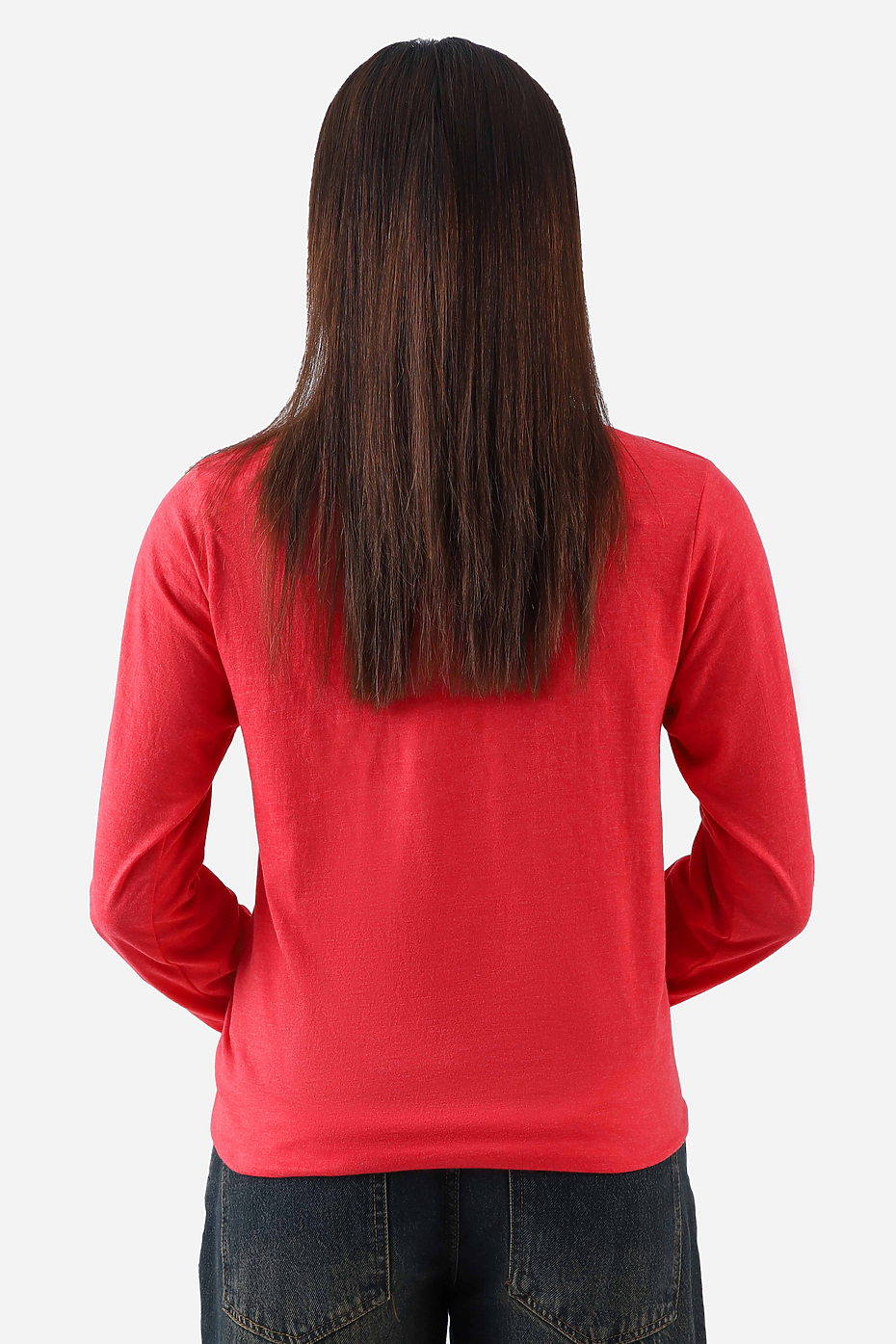 Premium Heather Long Sleeve Crew Neck Tee